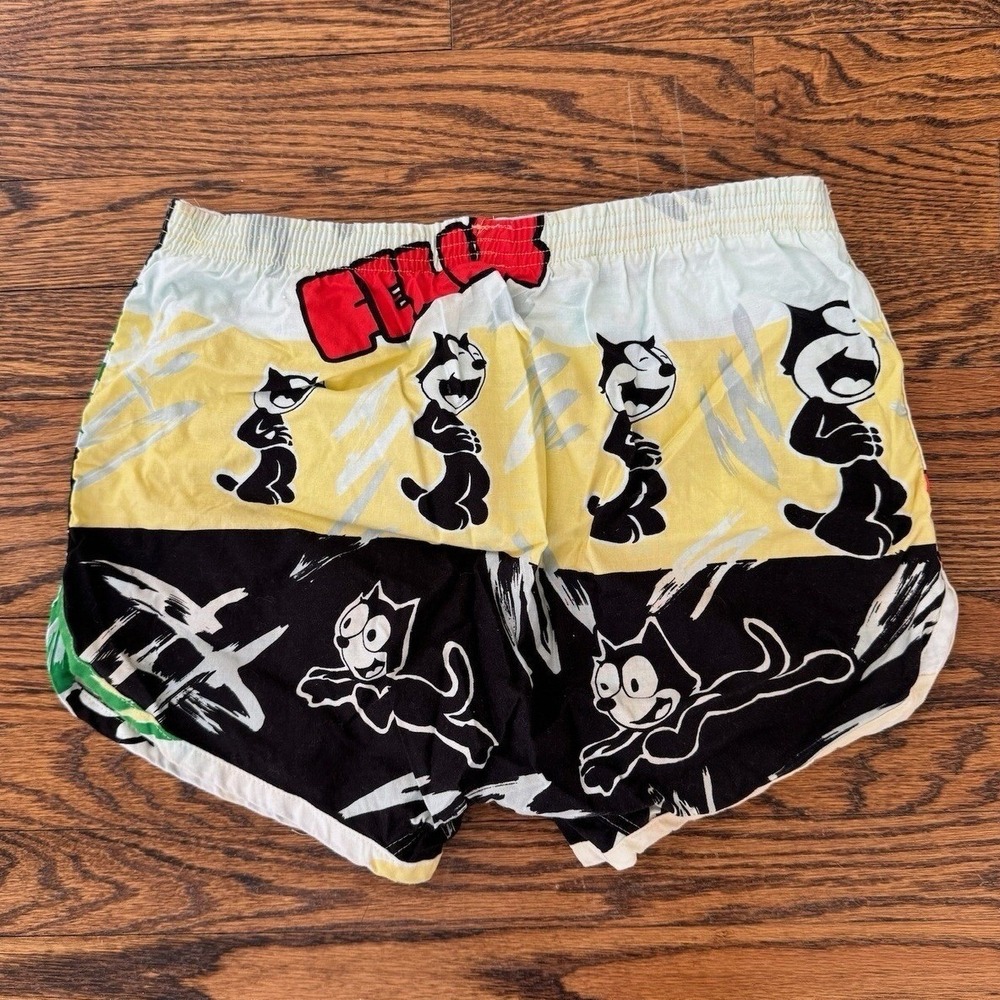 Vintage 90's Women's Felix The Cat TV Cartoon Short Shorts - Size M (S/M) - Picture 3 of 6